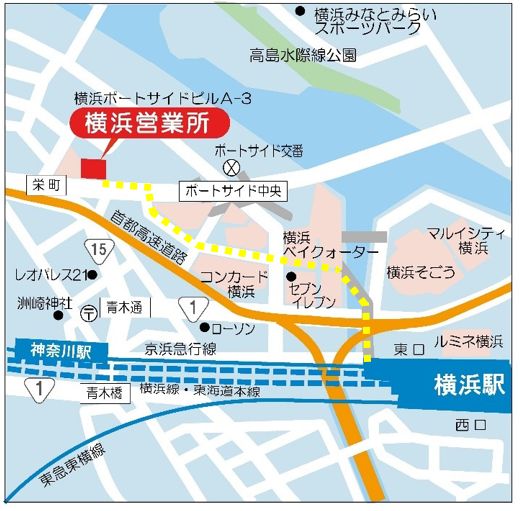 ㈱アーバン企画開発横浜営業所　地図